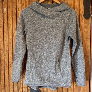Old Navy Active Women's Gray Hooded Sweater - Size Small